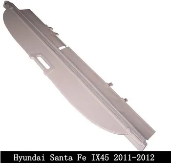 Auto Aizmugurējā Bagāžnieka Drošības Vairogs Kravas Ekrāna Shield toni Vāciņš Der Hyundai Santa Fe IX45 2011 2012(Melns, Bēšs)