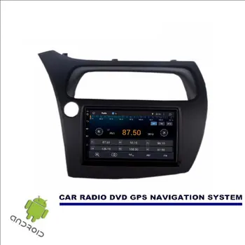 Auto Android Multivides Honda Civic 2006 2007 2008. - 2012. Gadam Hečbeks GPS Navigācijas Atskaņotājs, Radio, Stereo, HD Ekrāns