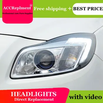 Auto Apgaismojumu, Stilu, LED Galvas Lukturis par Buick regal led priekšējie lukturi 2009. - 2013. gadam hid H7 Q5 Bi-Xenon Lēcu angel eye tuvās gaismas