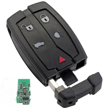 Auto atslēga Smart auto atslēgu 315MHZ 434mhz smart 5 pogas tālvadības atslēgu kartes landrover freelander2 atslēga