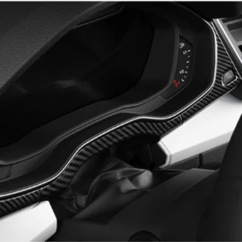 Auto Decal Paneļa Rāmja Apdare Uzlīmes Audi Q5 FY 2018-20 LHD Oglekļa Šķiedras Krāsu Automašīnas salona Piederumi Preces