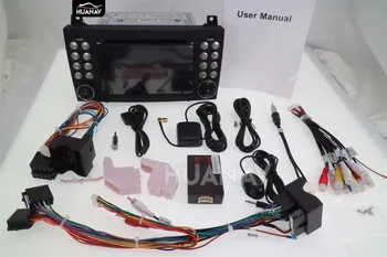 Auto DVD atskaņotājs, GPS navigācijas PAR MERCEDES-BENZ SLK Klases R171 SLK200/SLK230/SLK280 Android8/Android7 Multivides stereo vienības