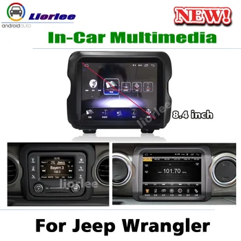 Auto GPS DVD Multimedia Player Jeep Wrangler JL 2018~2020 Android Radio, Audio Navigācijas Stereo Viedeo HD Ekrāna ritināšanas Taustiņu Sistēma