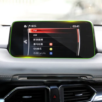 Auto GPS Navigācijas Ekrāns, Rūdīta Tērauda Aizsardzības Plēve priekš Mazda CX-5 CX5 2017 2018 2019 2020 Kontroles LCD Ekrāna Uzlīmes