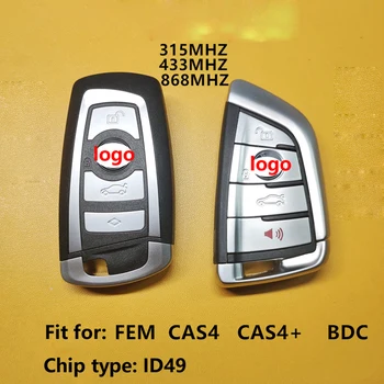 Auto Keyless Smart Tālvadības Atslēga ar ID49 Mikroshēmu BMW 3 5 7 Sērija, X3 X5 X6 X7 CAS4 CAS4+ CAS3+ FEM BDC Auto Viedās Tālvadības Atslēga