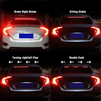 Auto LED Bremžu Gaisma Ar Braukšanas Pagrieziena Signāla Brīdinājuma Stop Lukturis Audi R8 A3 A4 A5 A6 A7 A8 Mercedes BENZ W210 W211 W203 W204
