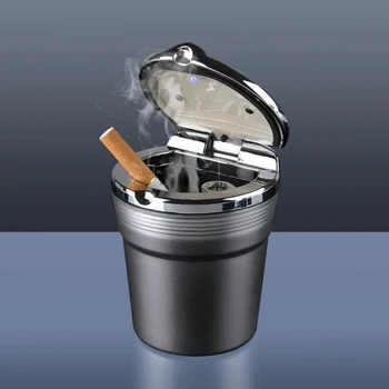 Auto Led Gaismām, Radošas Personības cigarešu pelnu trauku atkritumu tvertni priekš Nissan qashqai 2013 2019 auto piederumi interjera pelnu trauku