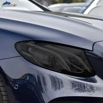 Auto Lukturu Krāsa Melna ar aizsargplēvi Taillight Pārredzamu TPU Uzlīmi For Mercedes Benz E Class W213 C238 S213 A238 E63 AMG