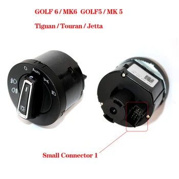 AUTO Lukturu Slēdzis Gaismas Sensora Modulis Uzlabot Chrome Golf 4 J etta MK4 Passat B5 P olo Caddy Golf GOLF 6 7 Tiguan