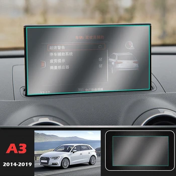 Auto MMI Navigācija, skārienjutīgs LCD Ekrāna Aizsargs, Rūdīts Stikls Ekrāna Aizsargs Filmu Tērps Audi A4 A5 A3 Q5 Q2 Q3 Q7 A6 A7 A8