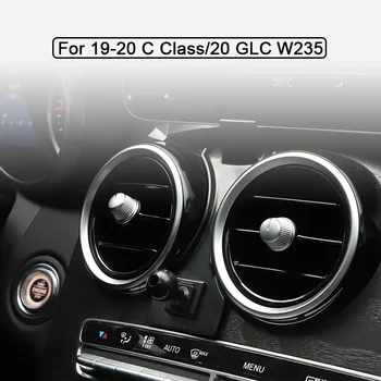 Auto Mobilā Telefona Turētājs Stiprinājumi Stand GPS Turētājs Tālrunis Navigācijas Turētājs Mercedes-Benz C-Klases W205 GLC W253 Auto interjera