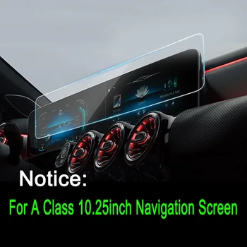 Auto Navigācijas Ekrāns Filmu Paneli, Ar Aizsargplēvi Rūdīta Stikla Ekrāna Filmu Par Mercedes Benz A Klases W177 A180 A200 2019+