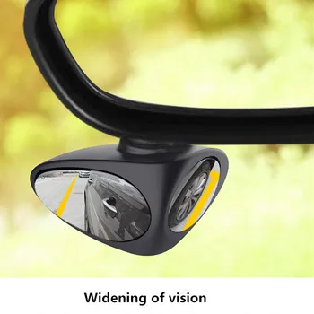 Auto piederumi Auto Blind Spot Spogulis 360 Rotācijas Regulējams Aizmugures Skatu Spogulis SsangYong korando kyron rexton 2 rodius actyo