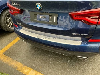 Auto Piederumi BMW X3 G01 2018 2019 Nerūsējošā Tērauda Ārējais Ārējā Aizmugurējā Bufera Aizsargs Vāka Apdare 1gb