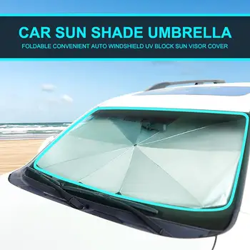 Auto Saules Ēnā Jumta Siltuma Un Saules Aizsardzības Multi-purpose Salokāms Ērts Auto Vējstiklu UV Bloķēt saulessarga Vāciņu