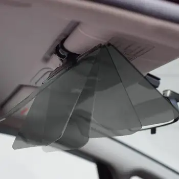 Auto saulessarga Anti Ēnojumu Spoguļi Auto Anti-Glare Clip-on Vairogs Saulessargi