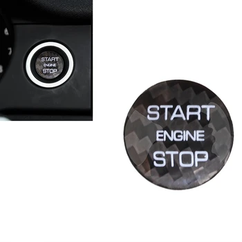Auto Start Dzinēja Apturēšanas Pogu Vāka Gredzens Melns, Uzlīmes, Land Rover Diapazons Rover Evoque Sport Velārs