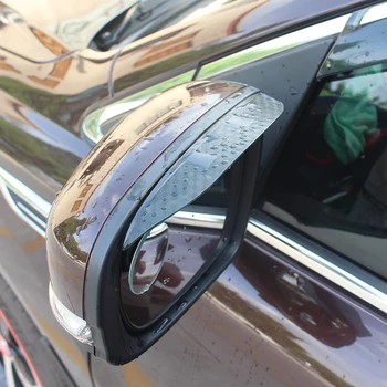 Auto Stils Atpakaļskata Spogulī, Uzacu Lietus Rīkiem Vairogs Anti-lietus Pārsegs Uzlīmes Subaru Outback Forester Impreza XV 2008-2019