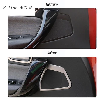Auto stils Durvju audio skaļrunis durvju skaļrunis apdares uzlīme dekoratīvā vāciņa BMW F20 1 Series Iekšlietu Auto Piederumi