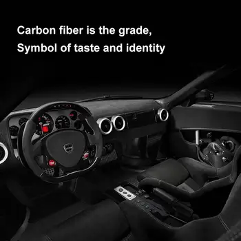 Auto Stils Interjerā Oglekļa Šķiedras Ūdens Kausa Turētājs Paneļu Apdare Uzlīmes Uzlīmes Audi A5 A4 B8 2009-Piederumi