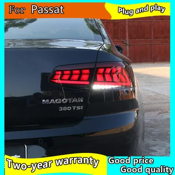 Auto Stils lukturu gadījumā VW Passat B8 Aizmugurējie Lukturi 2017-2019 Passat B6 aizmugurējos lukturus, LED taillight Astes Gaismas DIOŽU Aizmugures Lukturi