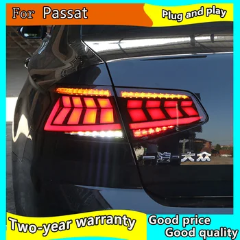 Auto Stils lukturu gadījumā VW Passat B8 Aizmugurējie Lukturi 2017-2019 Passat B6 aizmugurējos lukturus, LED taillight Astes Gaismas DIOŽU Aizmugures Lukturi