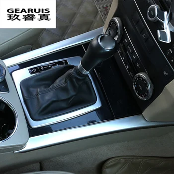 Auto Stils Pārnesumu Pārslēgšanas paneļa dekoratīvā sloksne auto Rīku ietilpst uzlīmes apdare Priekš Mercedes Benz GLK X204 interjera Aksesuāri