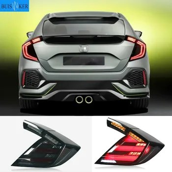 Auto Stils Taillight Aizmugurējie lukturi Honda Civic Type R 10. hečbeks 2020 2021 dienas gaitas lukturi+ Dinamiskā Pagriezienu Signālu + Reverse + Bremžu LED