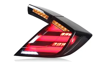 Auto Stils Taillight Aizmugurējie lukturi Honda Civic Type R 10. hečbeks 2020 2021 dienas gaitas lukturi+ Dinamiskā Pagriezienu Signālu + Reverse + Bremžu LED