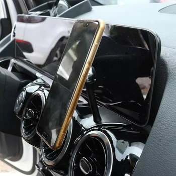 Auto Telefona Turētājs 360 Grādu GPS Navigācijas Paneli Tālruņa Turētāju Automašīnas Mercedes Benz A B CLA GLA GLB Klases W177 W247 C117