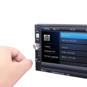 Auto Video Atskaņotāji 2 Din Savienojumu Android Tālrunis Auto Multimedia Player IPS skārienjutīgais Ekrāns, RDS 7inch Gps Navigācijas