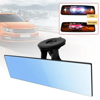 Automašīnas Atpakaļskata Spogulis Anti-glare Universālas Automašīnas Kravas automašīnu Interjera piesūcekni Zils Spogulis