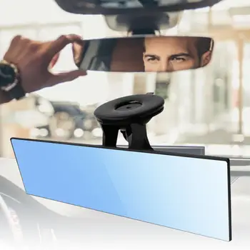 Automašīnas Atpakaļskata Spogulis Anti-glare Universālas Automašīnas Kravas automašīnu Interjera piesūcekni Zils Spogulis