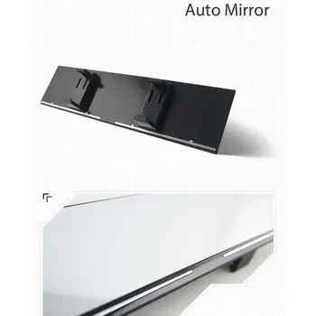 Automašīnas Atpakaļskata Spogulī Modificētu Platleņķa Plaknes Spogulis Liela Viedokli Taisnstūra Auto Anti-Glare Reflektora Spoguli Piederumi