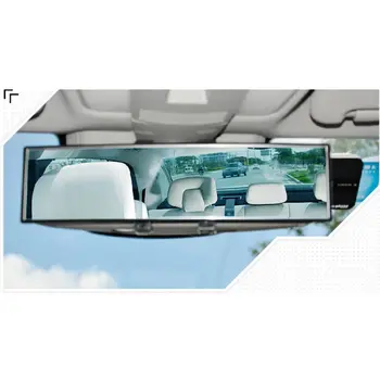 Automašīnas Atpakaļskata Spogulī Modificētu Platleņķa Plaknes Spogulis Liela Viedokli Taisnstūra Auto Anti-Glare Reflektora Spoguli Piederumi