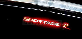 Automašīnas bremžu gaismas, Oglekļa šķiedras 3D uzlīmes par Kia Sportage R piederumi 2011 2012 2013