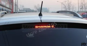 Automašīnas bremžu gaismas, Oglekļa šķiedras 3D uzlīmes par Kia Sportage R piederumi 2011 2012 2013