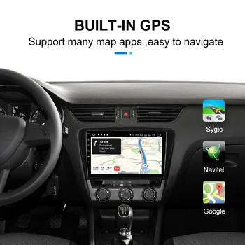 Automašīnas Radio Multimediju Atskaņotāju Skoda Octavia 3 A7 2013-2018 Android 10.0 Autoradio GPS Navigācijas DVR Kamera, WIFI IPS Ekrānu