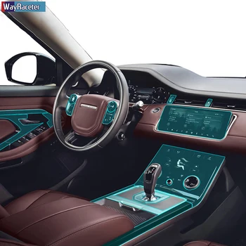 Automašīnas salona Centrālās Konsoles Navigācijas Rīku Ekrāna TPU Caurspīdīgu aizsargplēvi Par Range Rover Evoque-2020 Piederumi