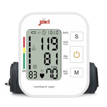 Automātisko Asins Spiediena Monitoru, Portatīvo Digitālo Augšdelma Asinsspiediena Monitors Sphygmomanometer Sirdsdarbību Līmenis Pulsa Mērītājs