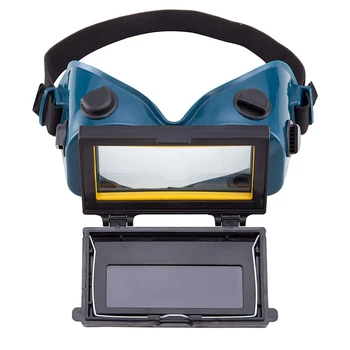 Automātiskā Aptumšošanās Metinātājs, Metināšanas Acīm Brilles Gles Ķivere Maska Eyeshade Plāksteris Acis Darba Aizsargbrilles (Tumši Zaļš)