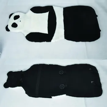 AUTOROWN Mākslīgās Kažokādas Materiāla Universālā Izmēra Gudrs Panda Automašīnas Sēdekļa Vāku Aizsargs Viegli Uzstādīt Interjera Aksesuāri 2018 JAUNAS
