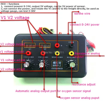 Autotransporta Signālu Ģenerators Voltmetrs MNB-2 Auto ECU Testeris, Auto Sensora Signālu Simulatoru Labošanas Rīks