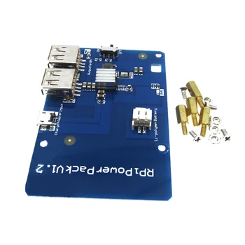 Aveņu Pi 3 Barošanas Modulis ar 2 USB Izejas Litija barošanas paplašināšana valde par RPI 3 Modelis B diy elektronika