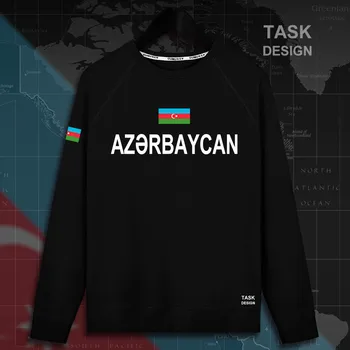 Azerbaidžāna azerbaidžānas AZE vīriešiem pelēkā vārna puloveri hoodies vīriešu sporta krekls jaunu streetwear apģērbi Sporta tracksuit tauta karogu