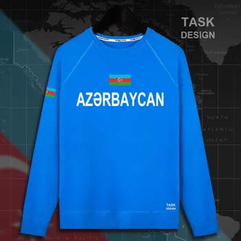 Azerbaidžāna azerbaidžānas AZE vīriešiem pelēkā vārna puloveri hoodies vīriešu sporta krekls jaunu streetwear apģērbi Sporta tracksuit tauta karogu