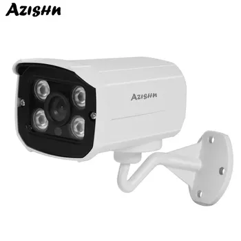 AZISHN 1080P AHD 2MP Drošības Kameras Āra Ūdensizturīgu IP66 ar 4gab ir Led Nakts Redzamības Novērošanas CCTV Bullet Kamera