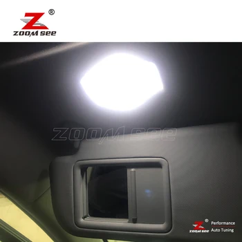 Balts LED Reverse Astes Gaismas numura zīmes apgaismojuma Lukturi Interjera Dome Spoguļi Spuldzes komplektā Par Toyota Yaris Krusts ( 2020 2021 +)