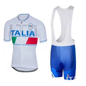 Banesto Vīriešiem, Itālija Riteņbraukšana Apģērbu Vasaras Pilnīgu Riteņbraukšana Jersey Uzstādīt Velosipēdu bikses, kombinezoni ar krūšdaļu Apģērbi Sporta Tērps MTB Velosipēds Bikses