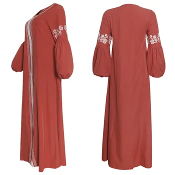 Bangladešā abaya drēbes, turku kaftan abaya dubaija hijab musulmaņu izšuvumi kleita islāma apģērba arābu caftan marokens djellaba